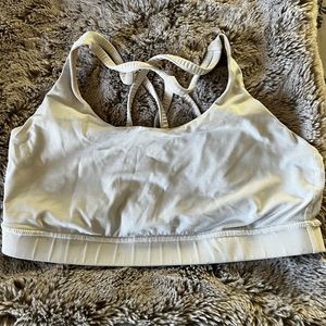 Lululemon Sports Bra, Sz 10, White